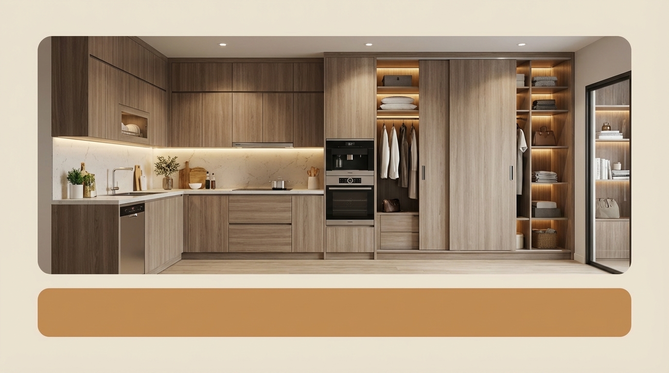 Hình minh họa bài viết kinh nghiệm tối ưu chi phí làm tủ bếp